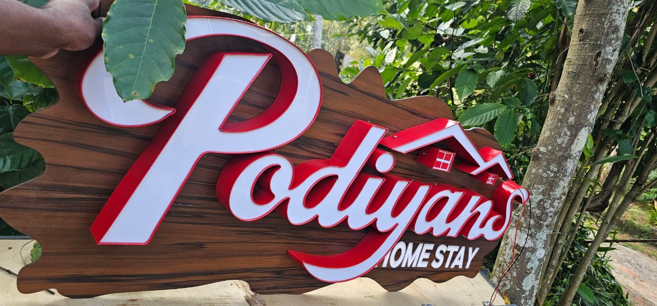 Custom signage project
