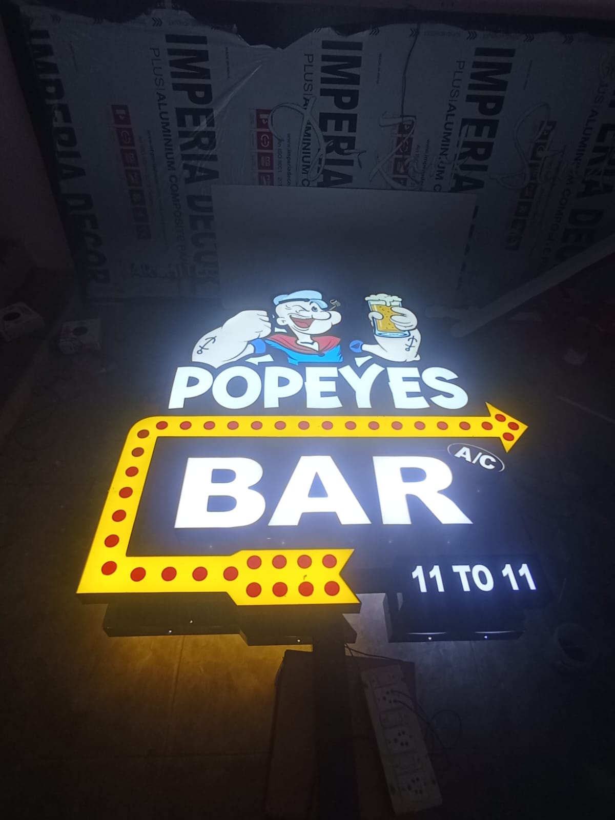 LED sign board project